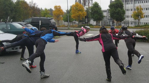 Balansetrening for langrenn